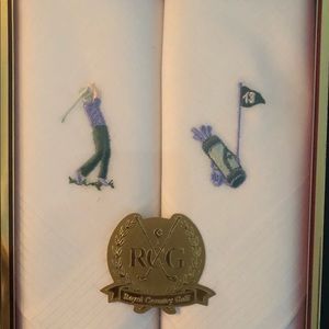 Royal Country Golf Handkerchiefs NIB